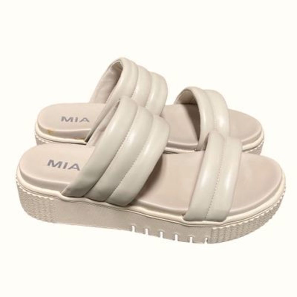 MIA Cement Leni Slide Sandal Size 8 NEW